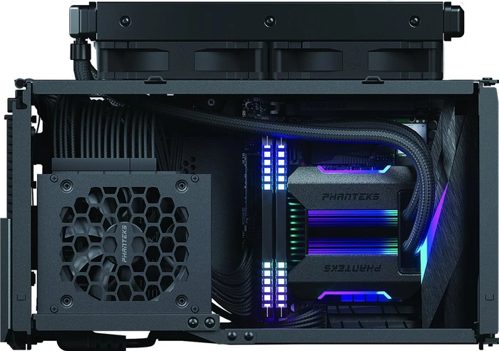 Phanteks Evolv Shift XT, silber, Mini-ITX