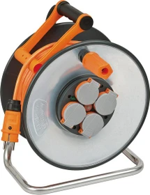 Brennenstuhl professionalLINE SteelCore Kabeltrommel SC 3210, Schuko auf 4x Schuko, 33m, IP44, H07BQ-F 3G2,5
