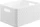 Rotho Country Rattan Aufbewahrungsbox, 18l, weiß (1115301100)