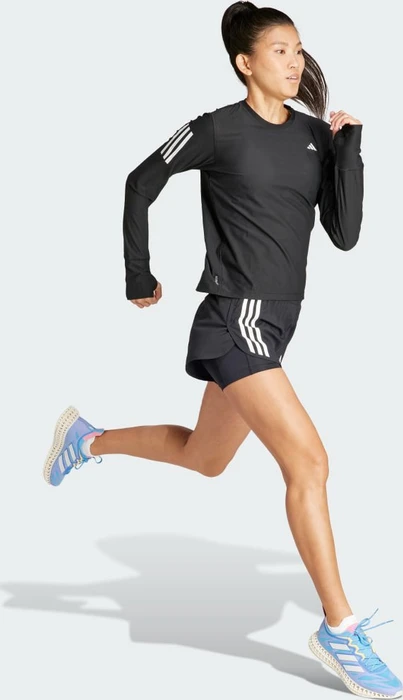 adidas Own The Run Laufshirt langarm schwarz (Damen)