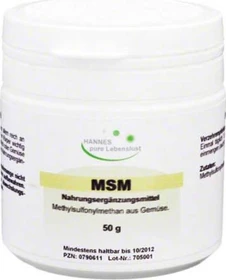 Hannes pure Lebenslust MSM Pulver, 50g