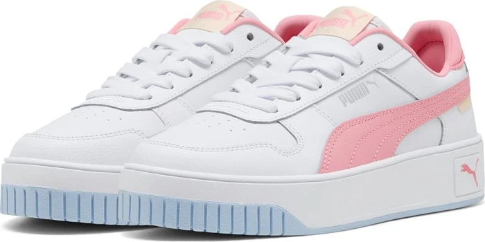 Puma Carina Street puma white/pinkscape/exotic red (Junior)