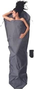 Cocoon MummyLine Baumwolle Hüttenschlafsack elephant grey