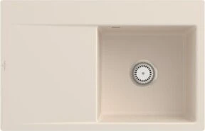 Villeroy & Boch Subway Style 45 Flat flächenbündig Becken rechts ivory