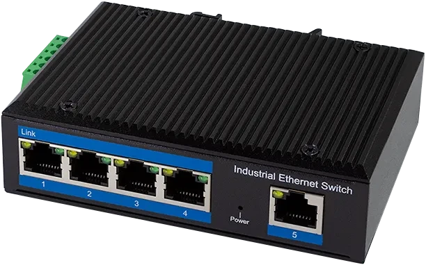 LogiLink NS200 Industrial Railmount Switch, 5x RJ-45