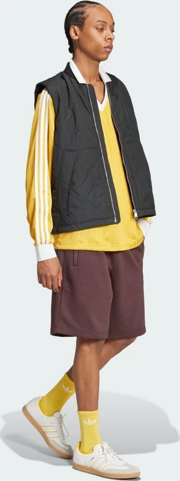 adidas Trefoil Essentials Trainingshose kurz shadow brown (Herren)