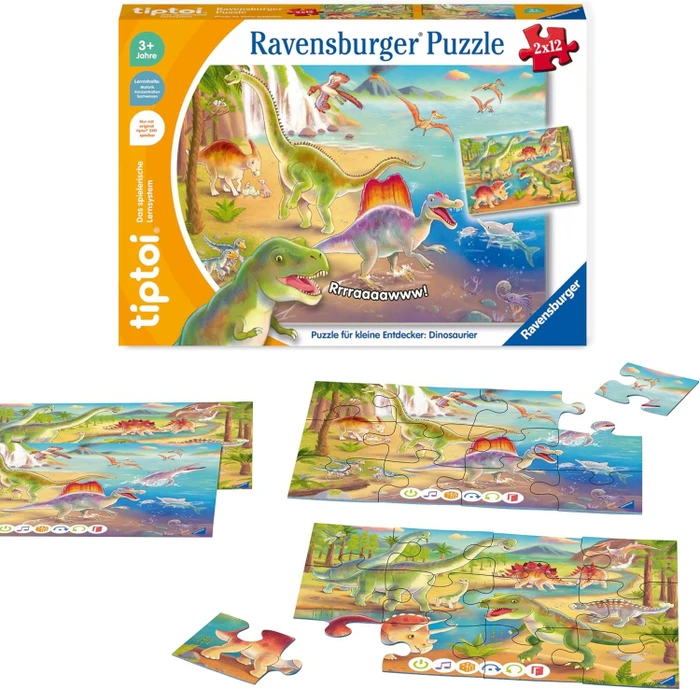 Ravensburger tiptoi Puzzle: Puzzle für kleine Entdecker: Dinosaurier