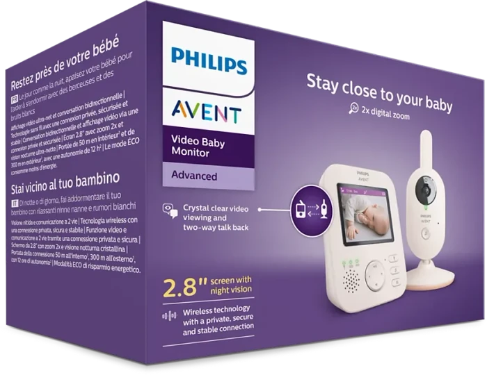 Philips Avent Advanced SCD881/26 Video-Babyphone