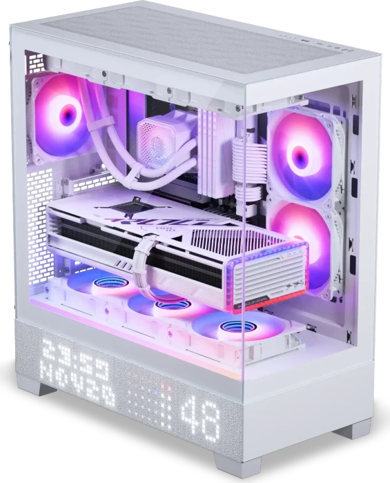 Phanteks XT View Matrix White, weiß, Glasfenster