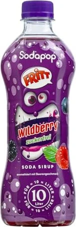 Sodapop Fritt Wildberry ohne Zucker Sirup 500ml