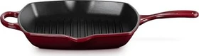 Le Creuset Grillpfanne quadratisch 26x26cm bordeaux