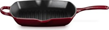 Le Creuset Grillpfanne quadratisch 26x26cm bordeaux