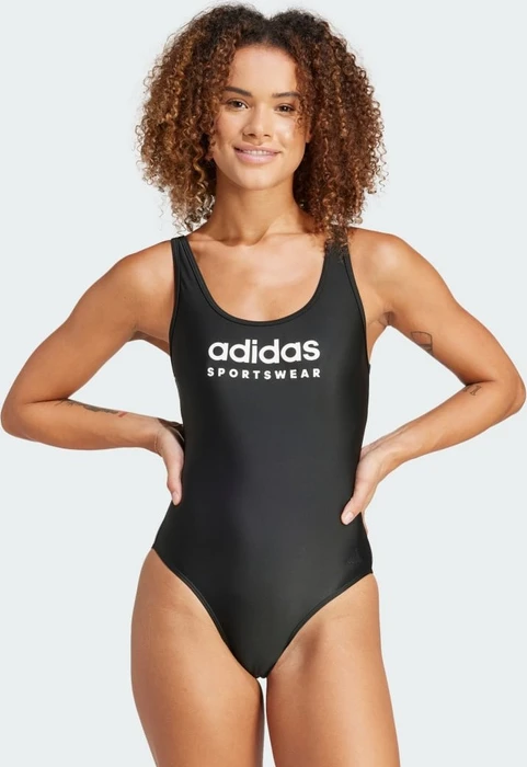 adidas Sportswear U-Back Badeanzug schwarz/weiß (Damen)