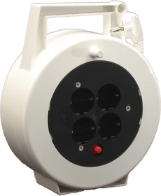 Schill Home Line Kabelbox, Schuko auf 4x Schuko, 10m, IP20, H05VV-F 3G1,5