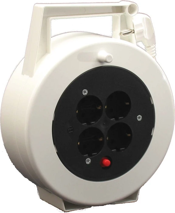Schill Home Line Kabelbox, Schuko auf 4x Schuko, 10m, IP20, H05VV-F 3G1,5