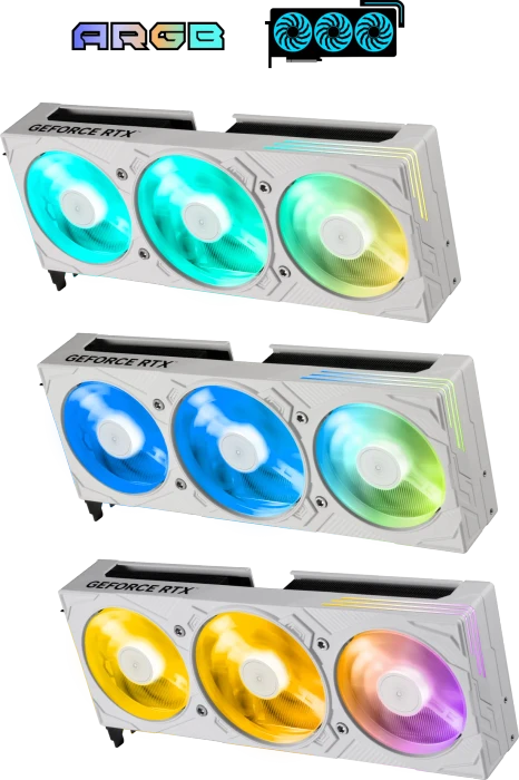 KFA2 GeForce RTX 5080 EX Gamer 1-Click OC White, 16GB GDDR7, HDMI, 3x DP