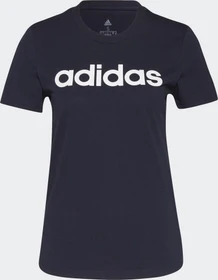 adidas Loungewear Essentials Slim Logo T-Shirt kurzarm legend ink/white (Damen)