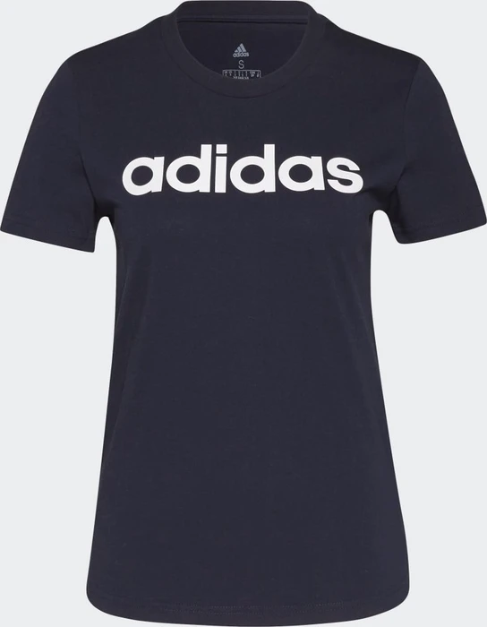 adidas Loungewear Essentials Slim Logo T-Shirt kurzarm legend ink/white (Damen)