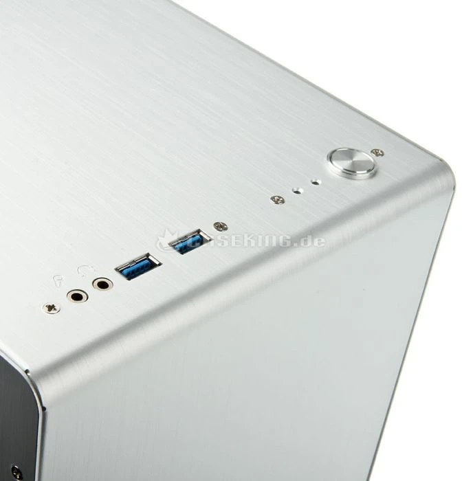 Cubitek Mini Center silber, Mini-ITX