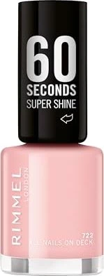 Rimmel 60 Seconds Super Shine Nagellack 722 All Nails On Deck, 8ml