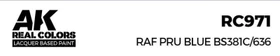 AK-Interactive 2nd Gen Real Colors raf pru blue bs381c/636, 17ml
