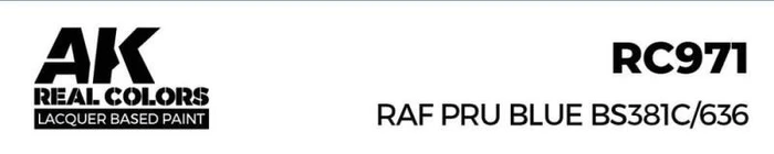 AK-Interactive 2nd Gen Real Colors raf pru blue bs381c/636, 17ml