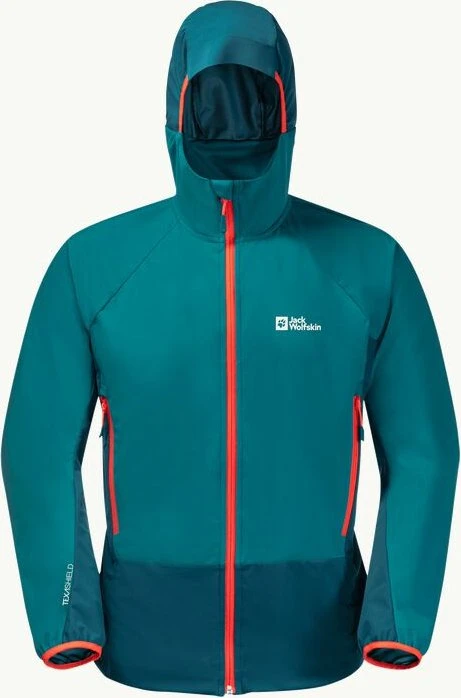 Jack Wolfskin Eagle Peak II Hoody Funktionsjacke bay blue (Herren)