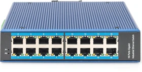 Digitus Professional DN-65 Industrial Railmount Gigabit Switch, 16x RJ-45 (DN-651129)