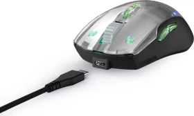 Hama uRage Reaper 515 Illuminated Gaming Mouse schwarz/transparent, USB (00217843)
