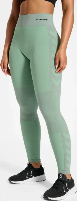 hummel CLEA Seamless Tight Hose lang chinois green (Damen)