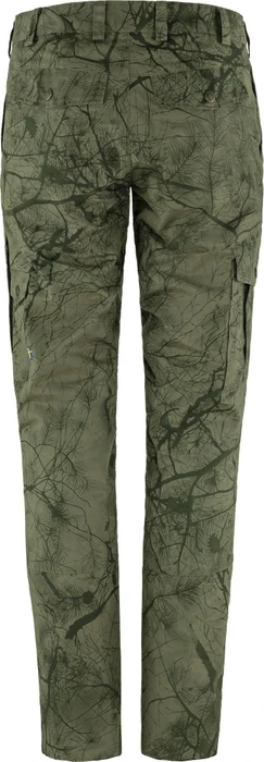 Fjällräven Karla Hydratic Hose lang green camo (Damen)
