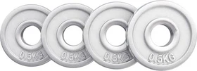 Gorilla Sports Chrom Hantelscheibe 4x 0.5kg