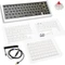 Ducky Outlaw 65 Barebone Gaming-Tastatur, silber, ISO Vorschaubild