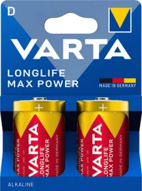 Varta Longlife Max Power Mono D, 2er-Pack