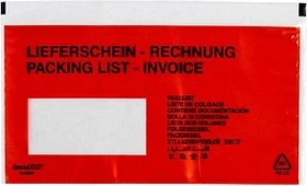docuFIX Classic Lieferscheintaschen plus DIN lang, Aufdruck Lieferschschein/Rechnung, 250er-Pack