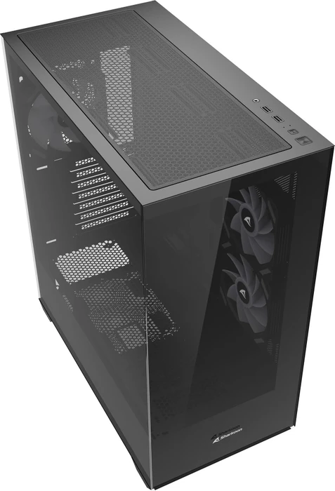 Sharkoon SK6 ARGB Black, Glasfenster