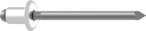 Gesipa A2 Edelstahl Flachrundkopf Blindniete 5x40mm, 100 Stück