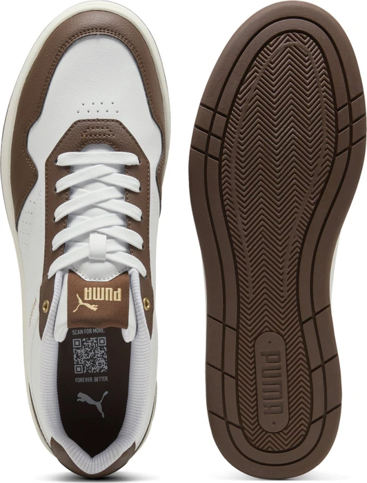 Puma Court Classic puma white/puma gold/chestnut brown (Damen)
