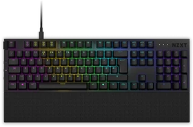 NZXT Function, matt, LEDs RGB, hot-swap, schwarz, Gateron RED, USB, UK