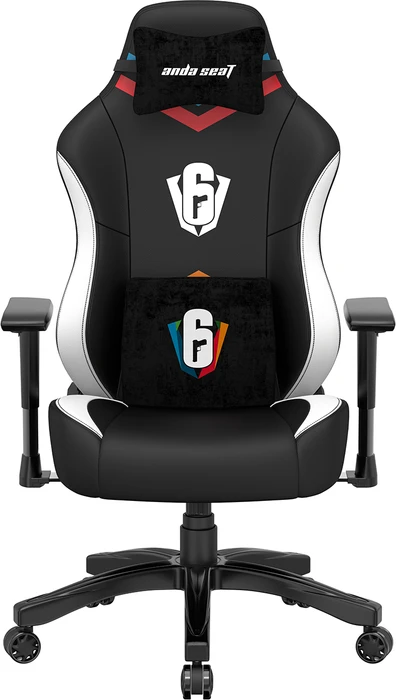 Anda Seat Phantom 3 L Gamingstuhl, Six Invitational 2022 Edition, Kunstleder schwarz/weiß