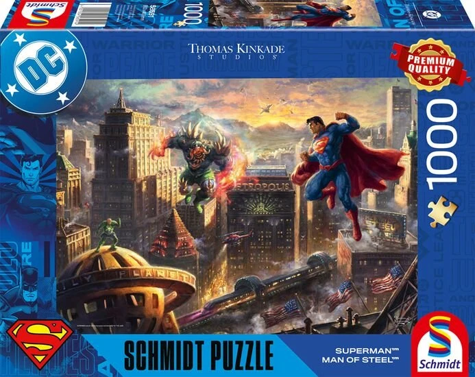 Schmidt Spiele Thomas Kinkade DC Comics Superman Man of Steel