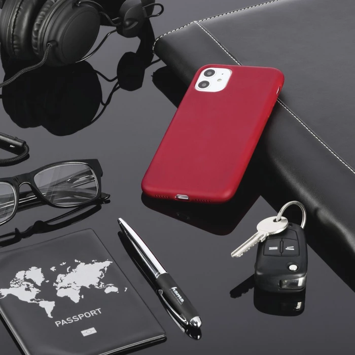 Hama Cover Finest Feel für Samsung Galaxy A42 5G rot