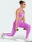 adidas Powerimpact Training Medium-Support 3-Streifen Sport-BH purple burst (Damen) Vorschaubild