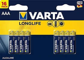 Varta Longlife Micro AAA, 16er-Pack