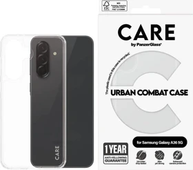PanzerGlass Care Flagship Case Urban Combat Clear Frame für Samsung Galaxy A36 5G