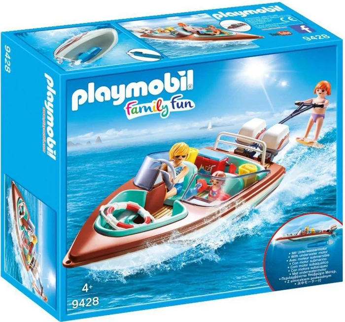 playmobil Family Fun Motorboot mit Unterwassermotor