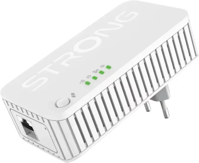 Strong Powerline 1000 Duo Wi-Fi Mini, Powerline/WLAN-Access Point und Powerline-Adapter Set, 2er-Bundle