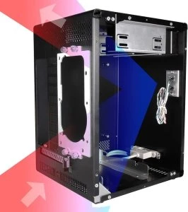 Lian Li PC-Q07B USB 3.0 schwarz, Mini-ITX