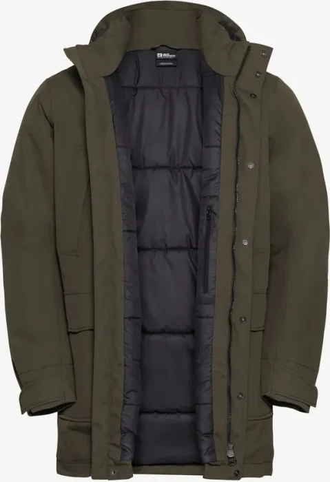 Jack Wolfskin Canyon Shield Funktionsmantel obsidian moss (Herren)