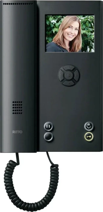 Ritto Video-Hausstation Color Komfort, schwarz, Türsprechanlage